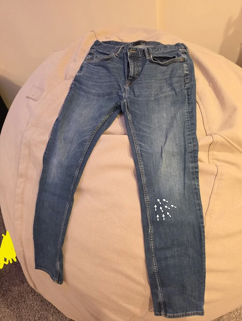 Mens 33x30 Banana Republic Skinny Jeans